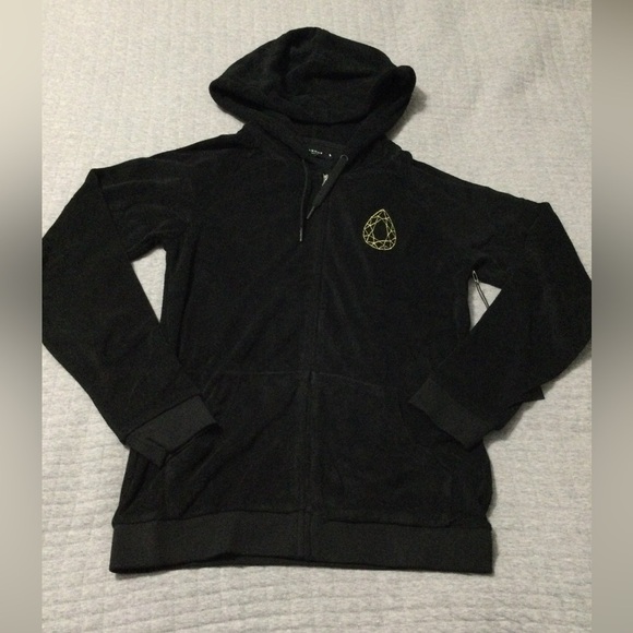 Diamond Supply Co Womens Black Teardrop Hoodie Size S - Picture 1 of 9